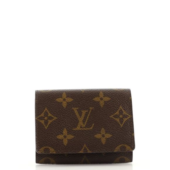 Louis Vuitton Bags Louis Vuitton Envelope Business Card Holder Monogram Canvas Brown Poshmark